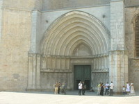 Portada lateral de la Catedral de Girona